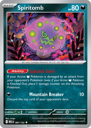 Spiritomb 087/132 Mega Evolution