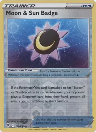Moon & Sun Badge 151/203 Evolving Skies