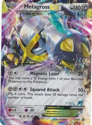 Metagross EX XY34 XY Promos