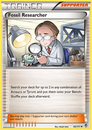 Fossil Researcher 92/111 Furious Fists