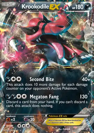 Krookodile EX XY25 XY Promos