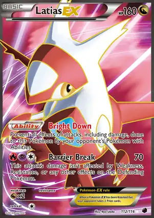 Latias-EX 112/116 Plasma Freeze