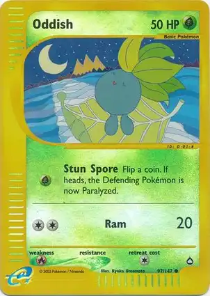 Oddish 97/147 Aquapolis