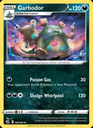 Garbodor 169/264 Fusion Strike