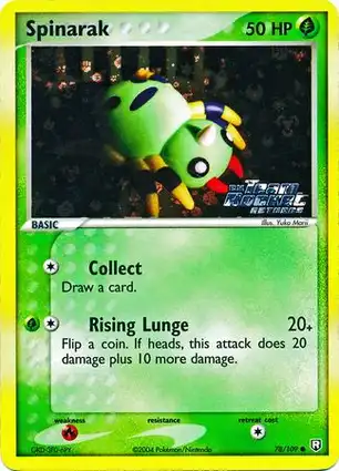 Spinarak 78/109 EX Team Rocket Returns