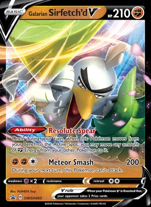 Galarian Sirfetch'd V SWSH043 Sword & Shield Promos