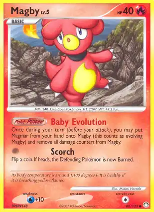 Magby 88/123 Mysterious Treasures