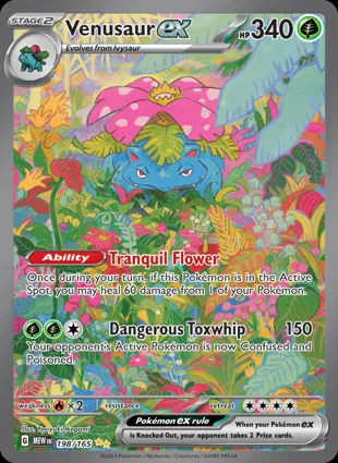 Venusaur ex 198/165 Scarlet & Violet 151
