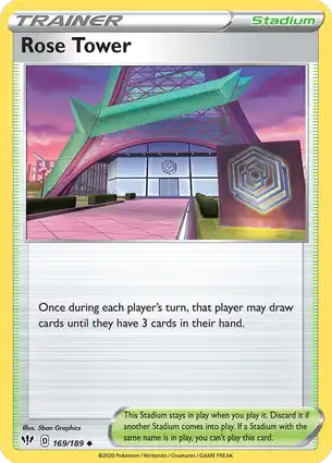 Rose Tower 169/189 Darkness Ablaze
