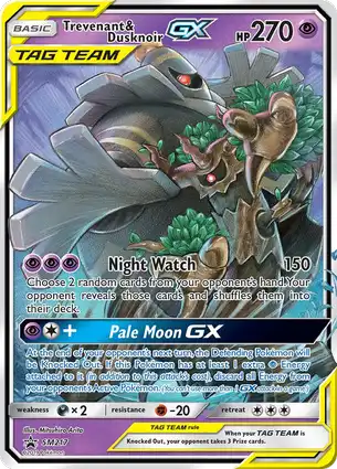 Trevenant & Dusknoir GX SM217 Sun & Moon Promos
