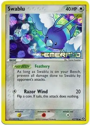Swablu 67/106 EX Emerald