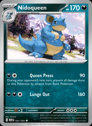 Nidoqueen 031/165 Scarlet & Violet 151