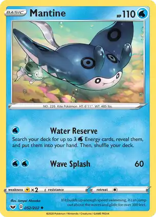 Mantine 052/202 Sword & Shield