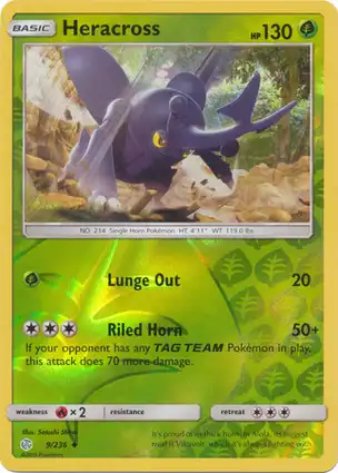 Heracross 9/236 Cosmic Eclipse
