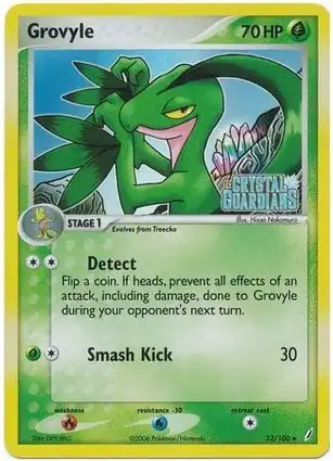 Grovyle 32/100 EX Crystal Guardians