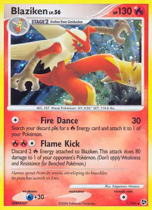 Blaziken 1/106 Great Encounters