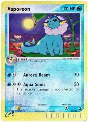 Vaporeon 25/100 EX Sandstorm