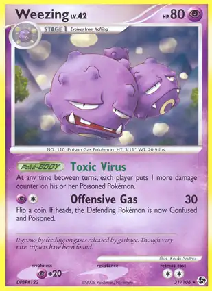 Weezing 31/106 Great Encounters