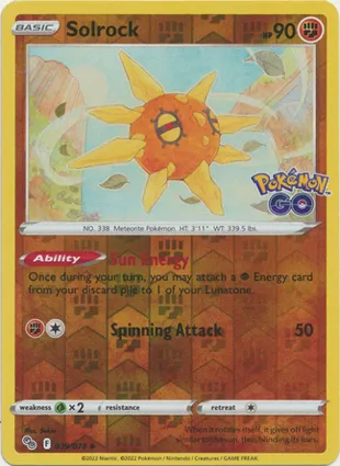 Solrock 039/078 Pokémon GO