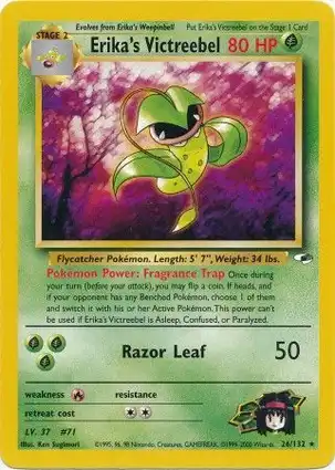 Erika's Victreebel 26/132 Gym Heroes