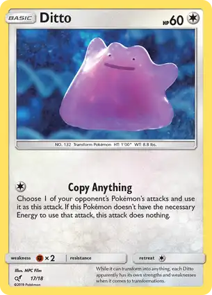 Ditto 17/18 Detective Pikachu