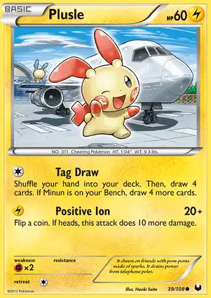 Plusle 39/108 Dark Explorers