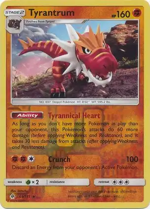 Tyrantrum 69/131 Forbidden Light