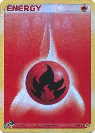 Fire Energy 108/109 EX Ruby & Sapphire