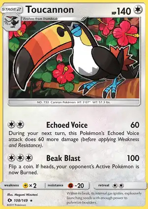 Toucannon 108/149 Sun & Moon