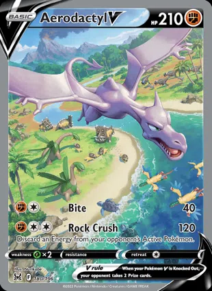 Aerodactyl V 180/196 Lost Origin