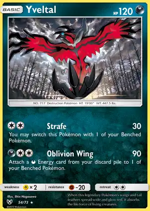 Yveltal 54/73 Shining Legends