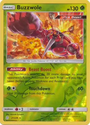 Buzzwole 21/236 Cosmic Eclipse