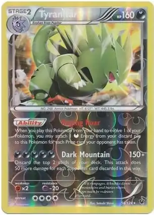 Tyranitar 56/124 Fates Collide