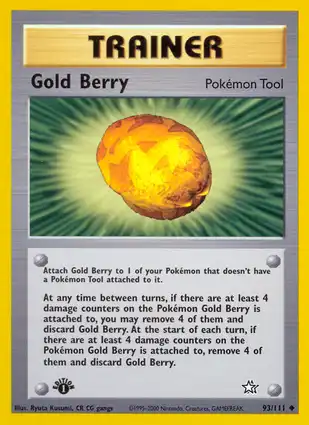 Gold Berry 93/111 Neo Genesis 1st Edition