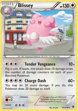Blissey 81/119 Phantom Forces