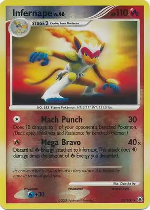 Infernape 22/100 Majestic Dawn