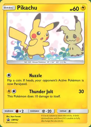Pikachu SM162 Sun & Moon Promos