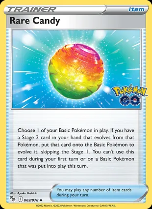 Rare Candy 069/078 Pokémon GO
