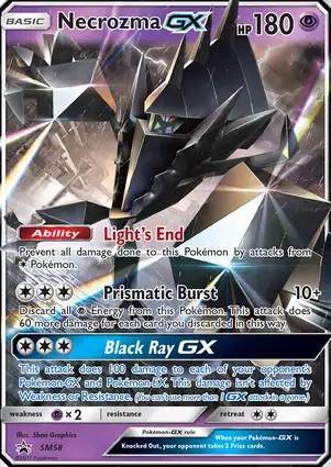 Necrozma GX SM58 Sun & Moon Promos