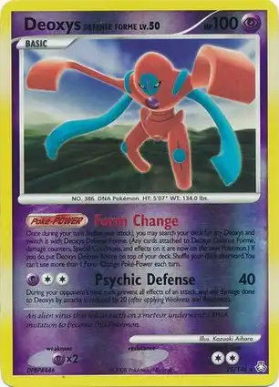 Deoxys Defense Forme 25/146 Legends Awakened
