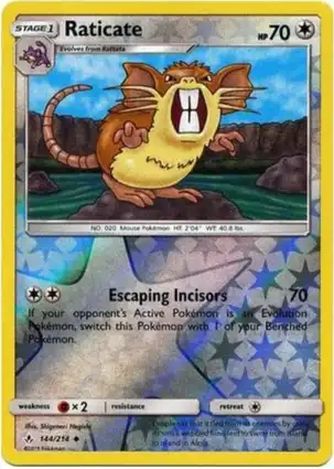 Raticate 144/214 Unbroken Bonds