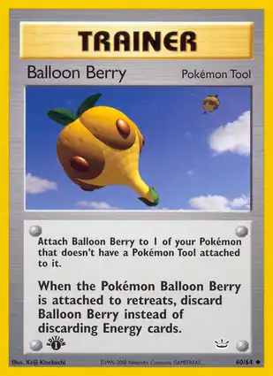 Balloon Berry 60/64 Neo Revelation 1st Edition