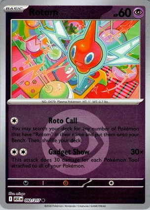Rotom 092/217 Ascended Heroes