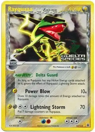 Rayquaza 13/113 EX Delta Species