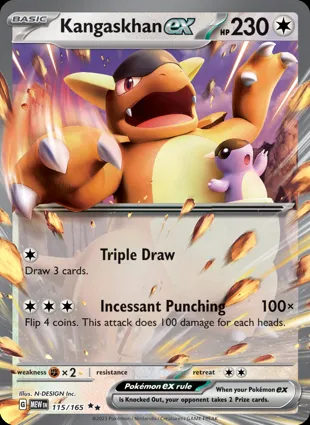 Kangaskhan ex 115/165 Scarlet & Violet 151