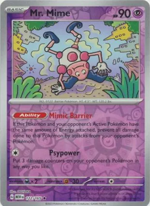 Mr. Mime 122/165 Scarlet & Violet 151