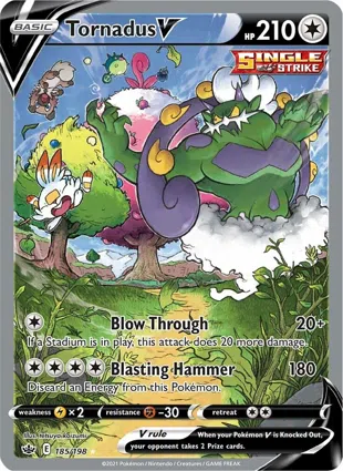 Tornadus V 185/198 Chilling Reign