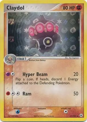 Claydol 31/101 EX Hidden Legends