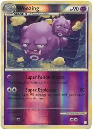 Weezing 34/123 HeartGold & SoulSilver