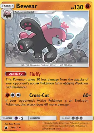 Bewear 56/111 Crimson Invasion